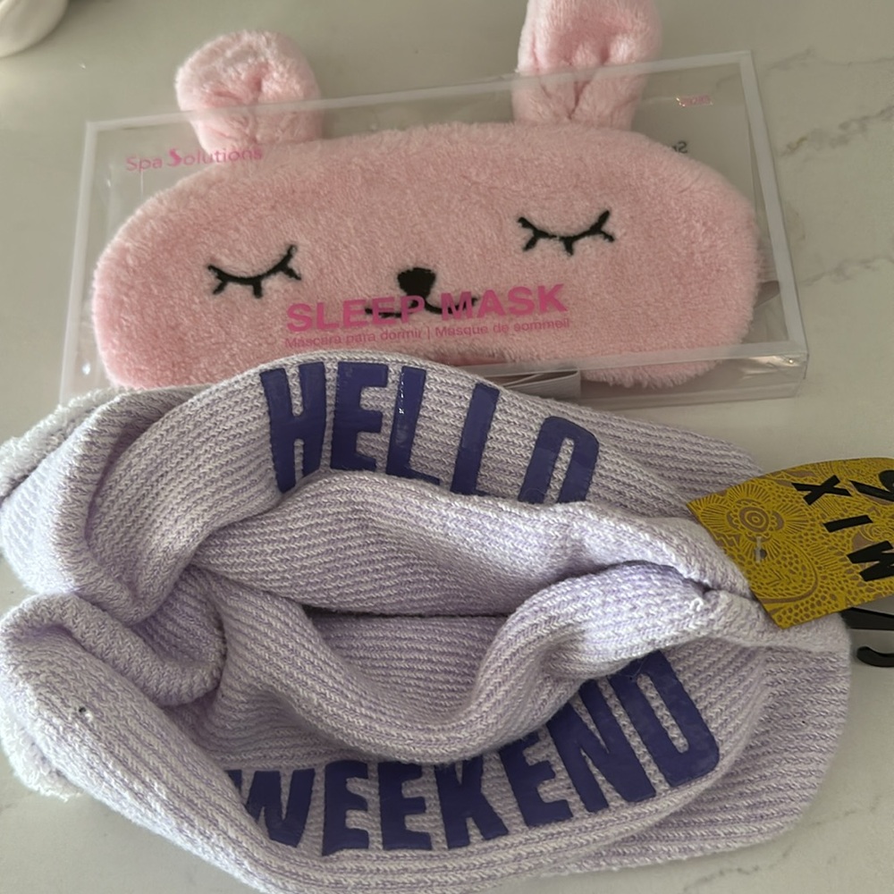 Spa Solutions Sleep Mask & Lounge Socks